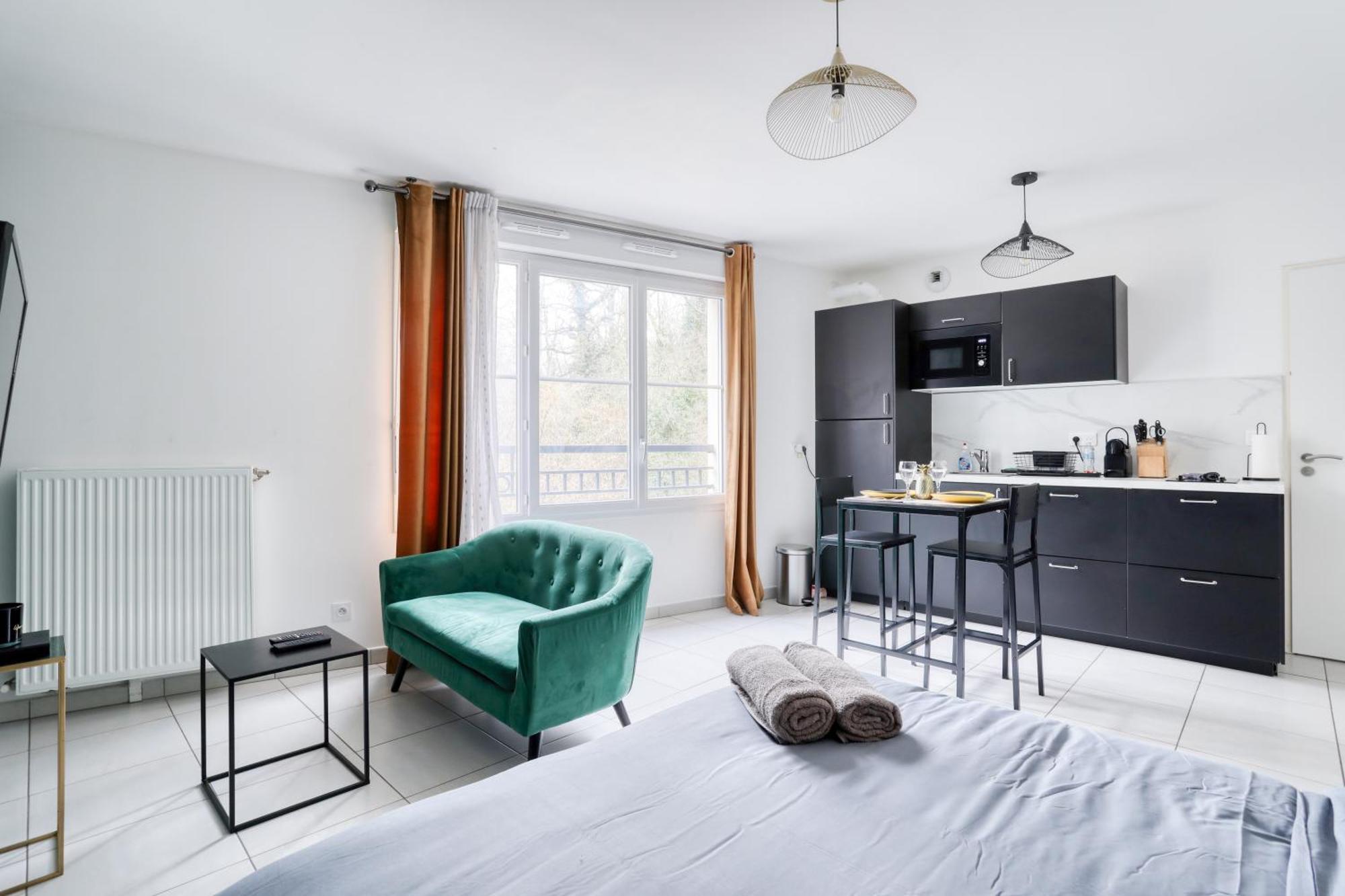Le Modern Chic - 2 Pers -Disneyland/Val D'Europe A 10 Min Montévrain Eksteriør billede